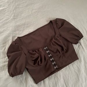 ❌ SOLD ELSEWHERE ‼️ Black Crop Top